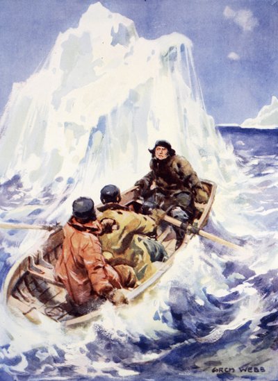 Franklin and Buchan during the Arctic expedition of 1818 by Archibald Webb